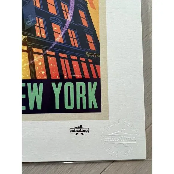 MINALIMA Harry Potter New York Exclusive Limited Print - Promo Color Poster NEW - Picture 3 of 3